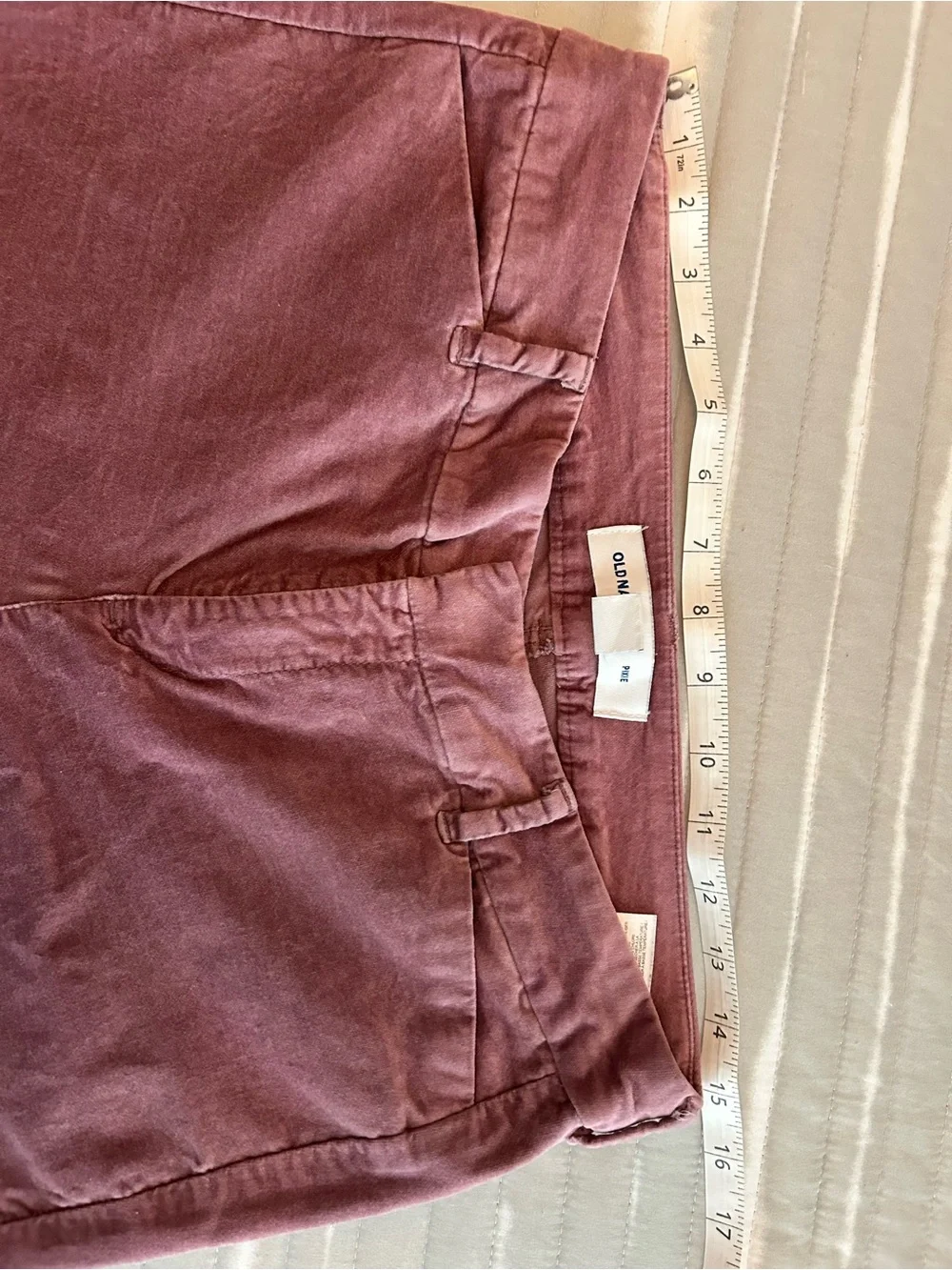 Old Navy Pixie Soft Velour Pants Pink Mauve Size 8